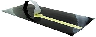 PacknWood 210LAP40N 15.7 in. Overlap Labels, Black - 500 Piece