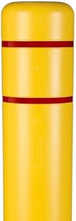 BollardGard 8" x 52" Bollard Cover Yellow - Innoplast (Yellow red Tape)