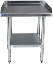 KPS Commercial Stainless Steel Equipment Grill Stand Work Table 24" x 30" - Surface Height 35" - One