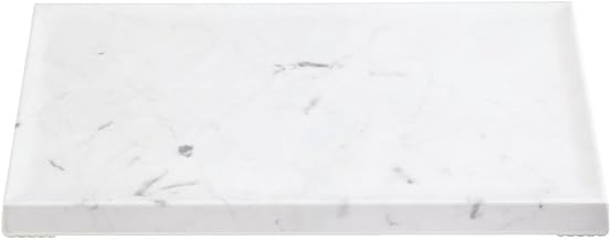 HUBERT Cerve Collection Marble Melamine Replacement Top for Rectangular Riser - 10 1/2"L x 6 2/5"W
