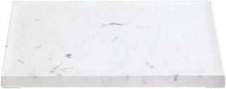 HUBERT Cerve Collection Marble Melamine Replacement Top for Rectangular Riser - 10 1/2"L x 6 2/5"W