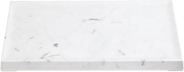 HUBERT Cerve Collection Marble Melamine Replacement Top for Rectangular Riser - 10 1/2"L x 6 2/5"W