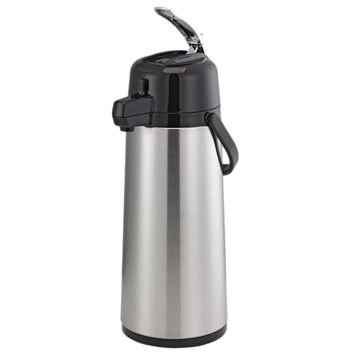 Service Ideas 74.4 Ounces / LEVER LID / Brushed Thermal Carafes