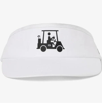 Mens Mapes Visor White One Size by TravisMathew – Cotton, White, Model A40303