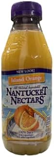 Nantucket Nectars Juice | All Natural Ingredients | 16 Fl Oz Plastic Bottles (Pack of 12) (Island Orange)