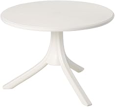 Lagoon Seattle 2-in-1 Round Dining/Coffee Table (White)