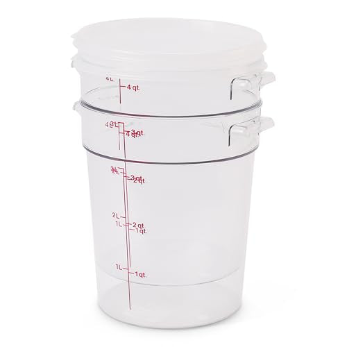 Cambro 4 QT (2-Pack) / Clear / 4.0 quarts Container Sets