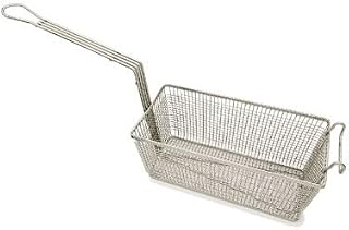 - Royal Industries French Fry Basket, Red Plastic Coated Handle, 13-1/4" x 5-5/8" x 5-11/16", Commercial Grade