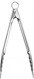 Cuisipro Stainless Steel Mini Tongs, 7" White