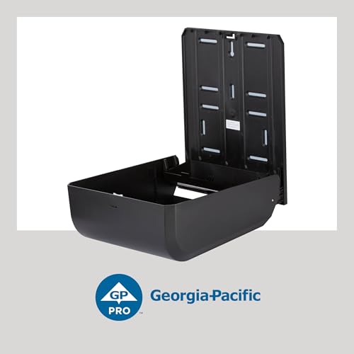 Georgia-Pacific Folded Paper Towel Dispenser / 37.3 X 47.8 X 100 Inch / Black Commercial Paper Hand Towel Dispensers