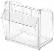 QUANTUM STORAGE SYSTEMS Tip-Out Bin, Clr, F/ Mfr. No. Qtb306