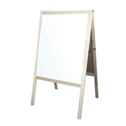 Flipside Products Natural Hardwood / 1 / White Dry Erase/Black chalk Store Signs