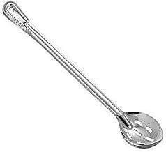 Winco 18" Prime Stainless Steel Basting Solid Spoon