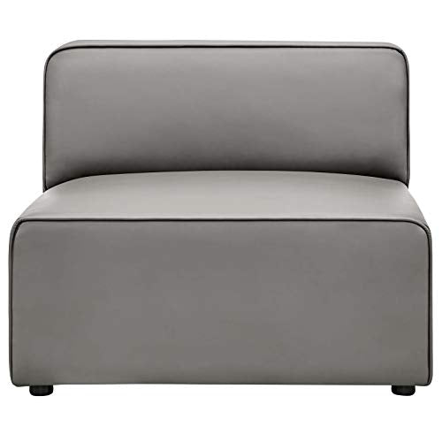 Modway Grey / Armless Chair / Contemporary Sofas & Couches