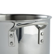 Winco 6 Quarts / Stock Pot TriPly / Silver Stockpots