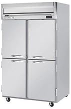 Beverage-Air HRPS2HC-1HS Horizon Series - Top Mount Reach in Refrigerator - Two Section - Half Solid Door - SS EXT/INT