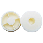 RollerLite Plastic End Caps for 18" Frames & Standard Core Rollers by Roller Lite – 1/Pack, Plastic, White, Model 1800-112CAP