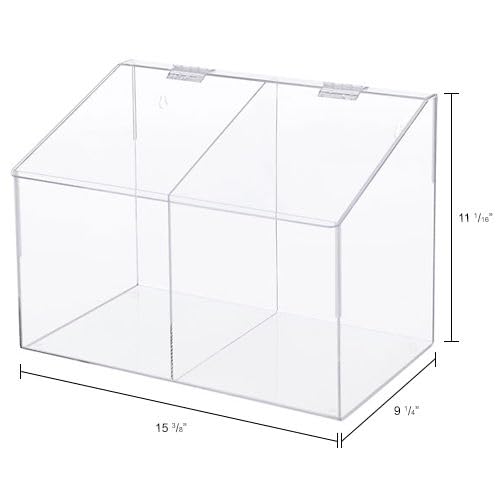 Acrylic PPE Dispenser by Global Industrial – Acrylic, Clear, Model 695989