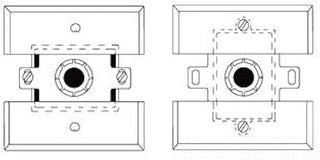 Wiremold WH2051H STL Flush Plate Adapter 2000 White