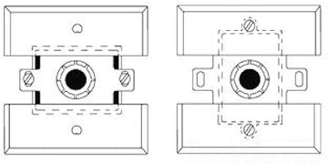 Wiremold WH2051H STL Flush Plate Adapter 2000 White