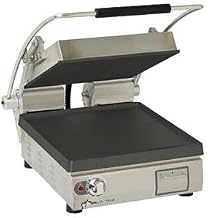 Star PST14E Pro-Max 2.0 Sandwich Grill with 14.5"W x 14.2"D Smooth Aluminum Cooking Surface & Timer