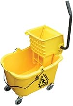O'Cedar Commercial 96975 MaxiRough Mop Bucket and Wringer, Yellow