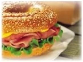 Burry Food Parbaked Onion Bagel, 4 Ounce -- 72 per case.
