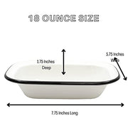 Tablecraft 4 / 7.75" L x 5.75" W x 1.75" H / Serving Pan 7.75 by 5.75, 1.75 Deep Roasting Pans