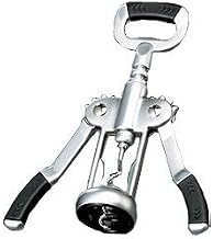 Tablecraft Premium Stainless Steel Wing Corkscrew | Wine Bottle Opener | Commerical Quality for Restaurant, Bar or Home Use