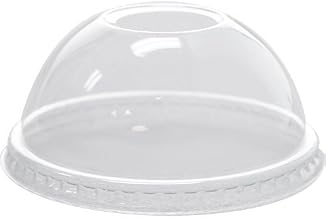 Karat C-KDL78 8oz 10 oz 78mm PET Dome Lids (Case of 1000)