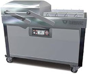 Omcan 50000 OMMERCIAL VACUUM PACKAGING MACHINES - Turbovac Double Chamber Vacuum Packaging Machine -Double Chamber with Stainless Steel Cover and Flat Working Surface- 24” Seal Length / 100 m³