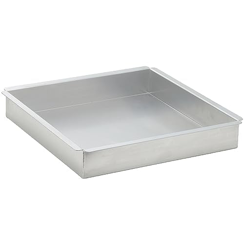 Winco 12" x 12" x 2" / Aluminum / 12.0 inches Rectangular Cake Pans