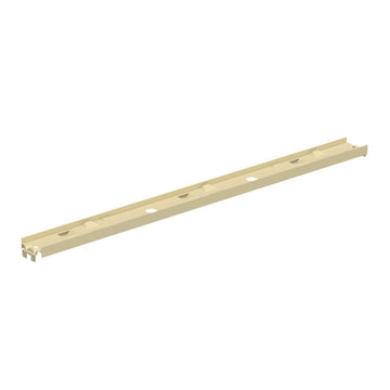 3' W Gondola Splicer Rail PLT Platinum by Lozier – 3' W, Alloy Steel, Platinum, Model R3S.PLT