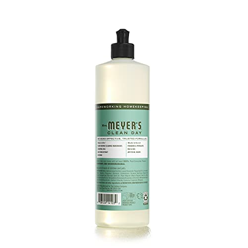 Mrs. MEYER'S 16 Fl Oz (Pack of 2) / Basil / A340 Dish Soap