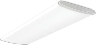 Lithonia Lighting 4' Wraparound LED Shop Light, Adj Brightness, 3-in-1 CCT