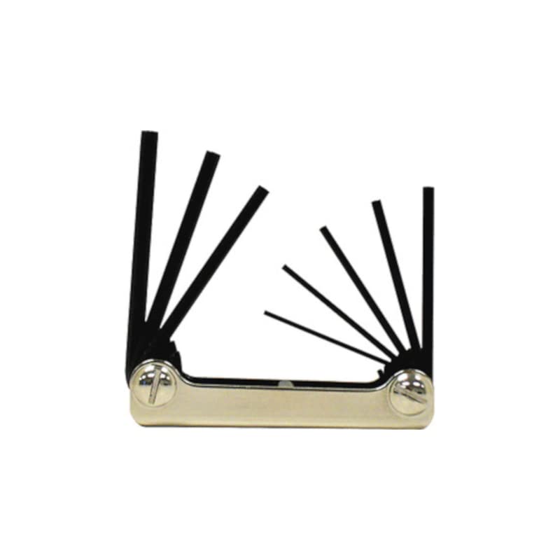 Eklind Classic Fold Up Hex Key Set 9 Count by Eklind Tool – 6"L x 3"W x 1.5"H, Metal, Black, Model 20911
