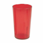12 oz. Restaurant Tumbler Beverage Cup by Thunder Group – 3 inches x 5.5 inches, 12.0 fluid_ounces, Plastic, Ruby Red, Pack of 6