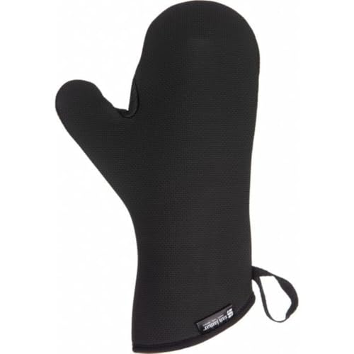San Jamar Conventional Style / 1 Count (Pack of 1) / Red Oven Mitts