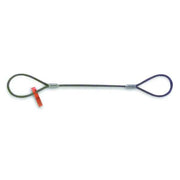 Sling, Wire Rope, L8Ft, VLL11200Lb, Dia3/4In by Lift All – Steel, Model 34IEEX8