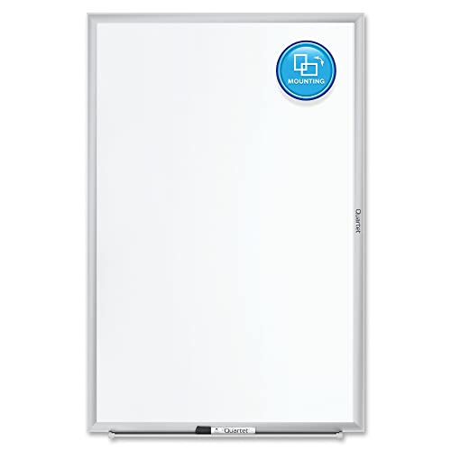 Quartet Silver / 72"W x 48"H / Nano-Clean Magnetic Dry Erase Boards