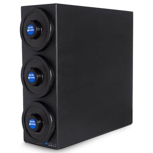San Jamar 3 Tiers / Black / Black Trim Rings Cup Carriers