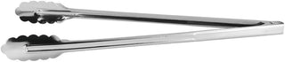 HUBERT Stainless Steel Scalloped Hinged Tong - 15 83/100"L