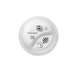 Heat Alarm Hard Wired 120 V by First Alert – Plastic, White
