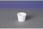 Genpak F050 | 1/2 oz White Paper Portion Souffle Cup | Case Count 5000