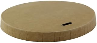 PacknWood 210LPAWK80 3.15 in. Compostable Kraft Paper Coffee Lid for 8 oz - 1000 Piece