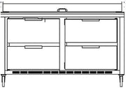 Beverage-Air Commercial Food Prep Tables 60" Sped60-10C-4