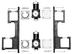 Embassy Bracket & End Block Kit (Brass)