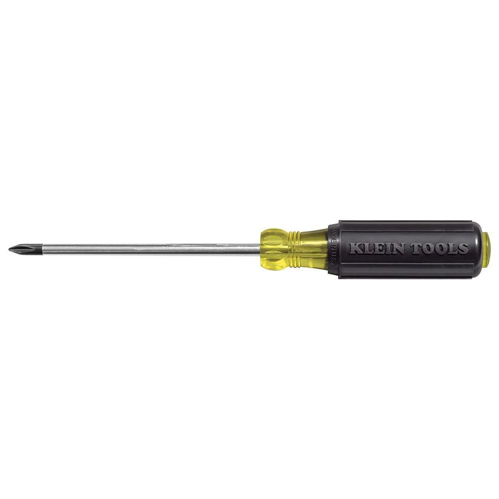 #0 Phillips Mini Screwdriver by KLEIN TOOLS – 3-Inch, Rubber, Yellow/Black, Model 604-3