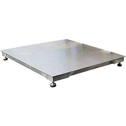 Stainless Steel NTEP 48" x 48" HD Pallet Digital Scale by Optima – 48"L x 48"W x 4"H, Stainless Steel, Sliver, Model OP-916SS-4x4-5LCD
