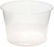 Fabri-Kal Microwavable Deli Containers, 16oz, Clear | Clear, Round, Polypropylene, Microwave Safe, Pro-Kal